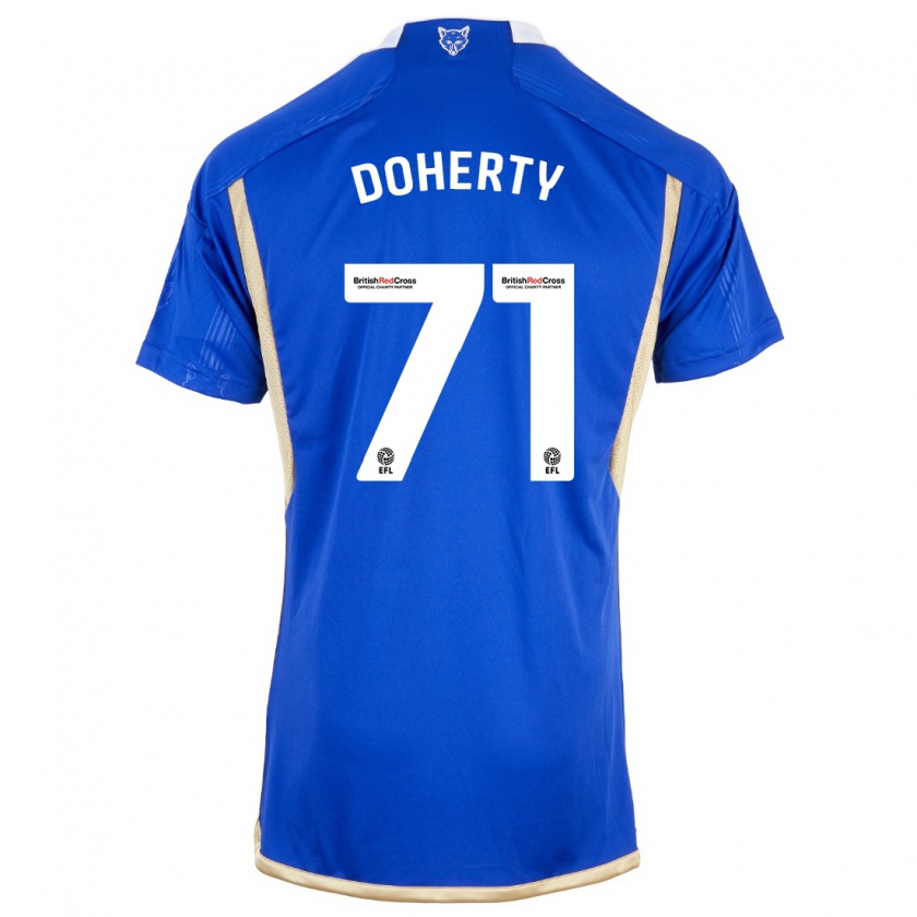 Kandiny Muži Arlo Doherty #71 Kráľovská Modrá Dresy Hazai Csapatmez 2023/24 Triĭká