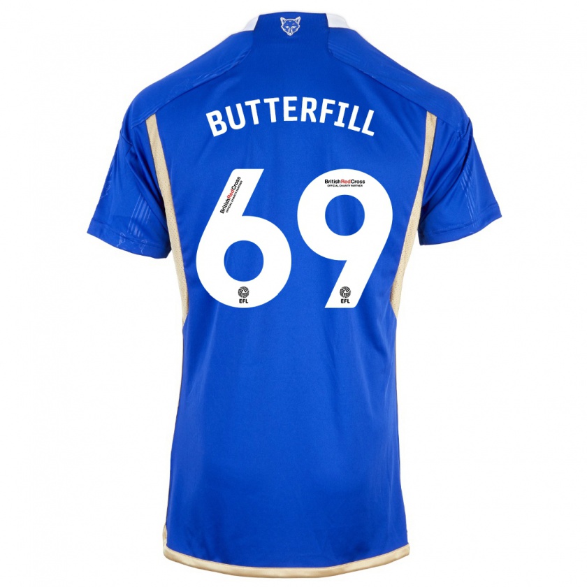 Kandiny Muži Jack Butterfill #69 Kráľovská Modrá Dresy Hazai Csapatmez 2023/24 Triĭká