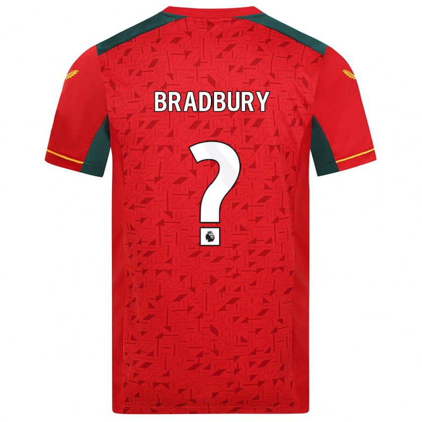 Kandiny Muži Mackenzie Bradbury #0 Červená Dresy Idegenbeli Csapatmez 2023/24 Triĭká
