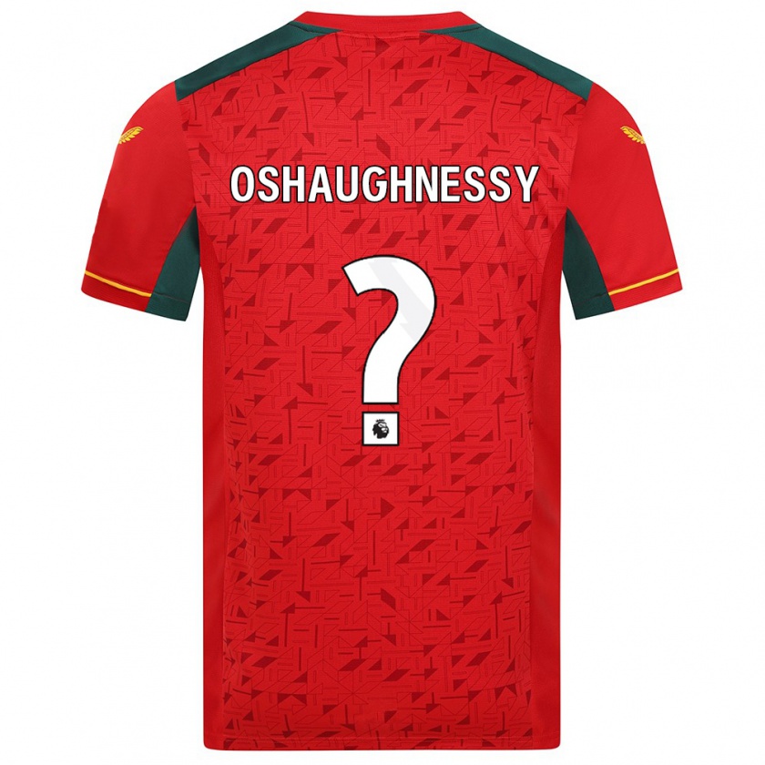 Kandiny Muži Joe Oshaughnessy #0 Červená Dresy Idegenbeli Csapatmez 2023/24 Triĭká