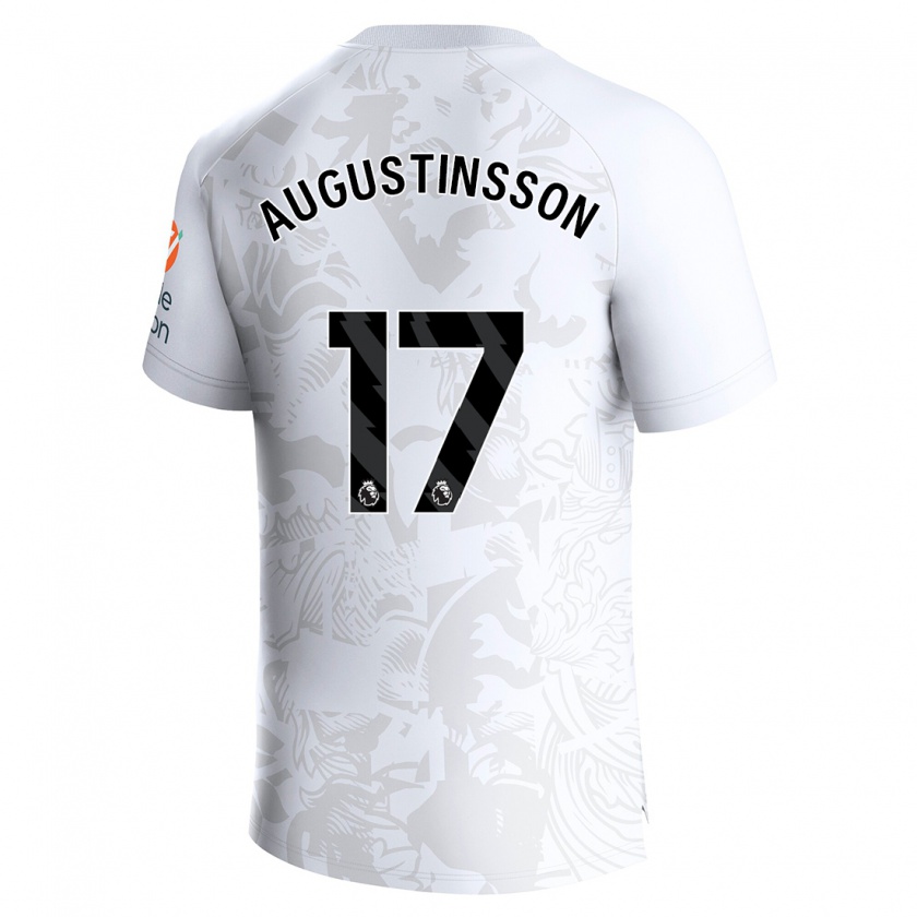 Kandiny Muži Ludwig Augustinsson #17 Biely Dresy Idegenbeli Csapatmez 2023/24 Triĭká