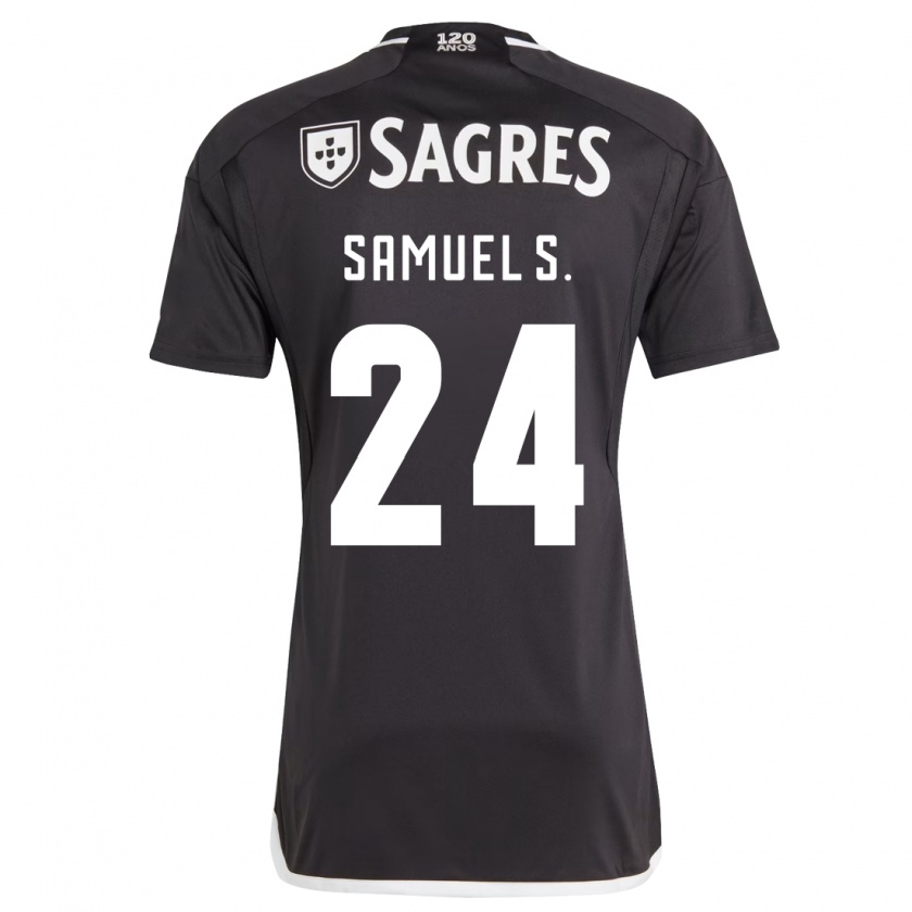 Kandiny Muži Samuel Soares #24 Čierna Dresy Idegenbeli Csapatmez 2023/24 Triĭká