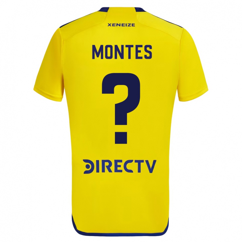 Kandiny Muži Rodrigo Montes #0 Žltá Dresy Idegenbeli Csapatmez 2023/24 Triĭká
