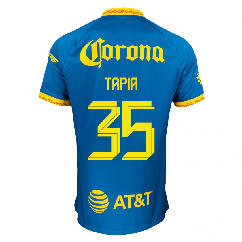Kandiny Ženy Fernando Tapia #35 Modrá Dresy Idegenbeli Csapatmez 2023/24 Triĭká