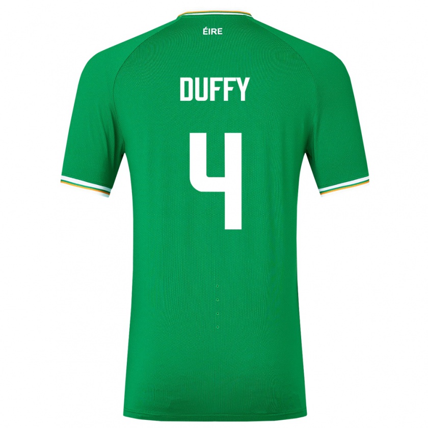 Kandiny Deti Írsko Shane Duffy #4 Zelená Dresy Hazai Csapatmez 24-26 Triĭká