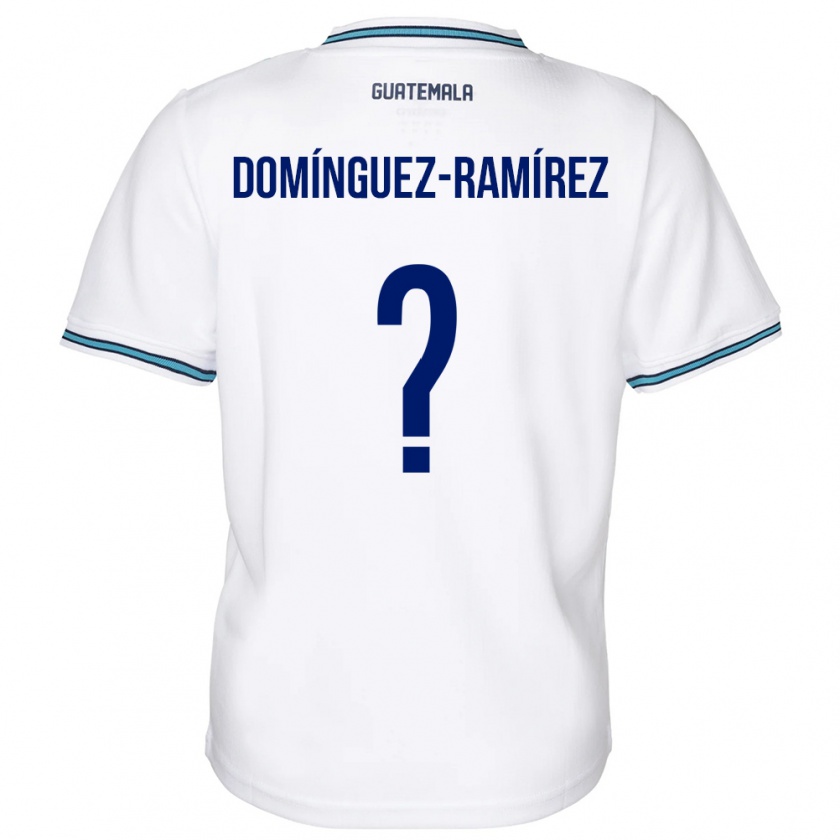 Kandiny Deti Guatemala Marco Domínguez-Ramírez #0 Biely Dresy Hazai Csapatmez 24-26 Triĭká