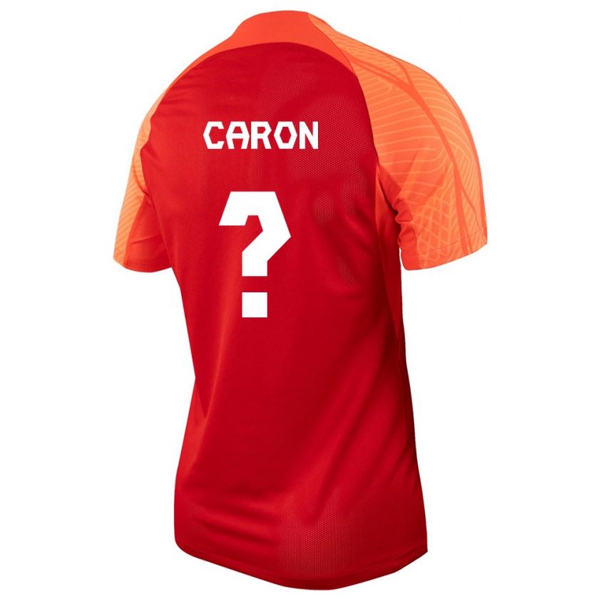 Kandiny Muži Kanadské Renaud Caron #0 Oranžová Dresy Hazai Csapatmez 24-26 Triĭká
