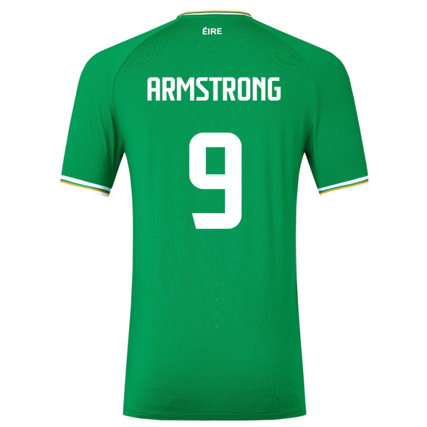 Kandiny Muži Írsko Sinclair Armstrong #9 Zelená Dresy Hazai Csapatmez 24-26 Triĭká