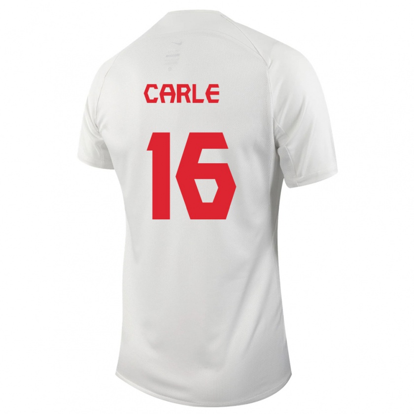Kandiny Muži Kanadské Gabrielle Carle #16 Biely Dresy Idegenbeli Csapatmez 24-26 Triĭká