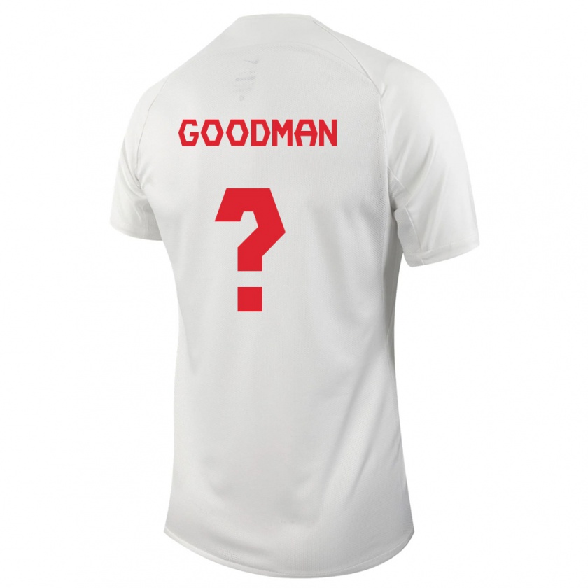 Kandiny Muži Kanadské Owen Goodman #0 Biely Dresy Idegenbeli Csapatmez 24-26 Triĭká