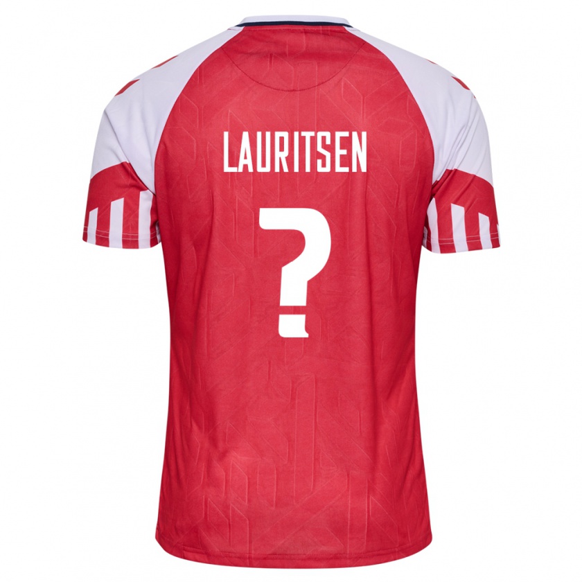 Kandiny Ženy Dánske Mads Lauritsen #0 Červená Dresy Hazai Csapatmez 24-26 Triĭká