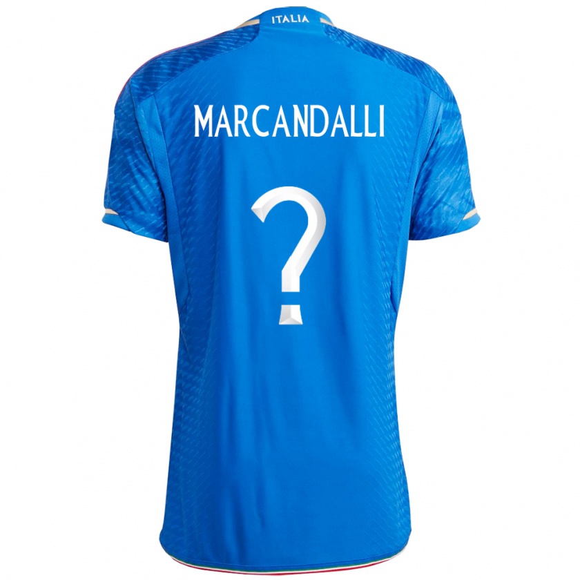 Kandiny Ženy Taliansko Alessandro Marcandalli #0 Modrá Dresy Hazai Csapatmez 24-26 Triĭká