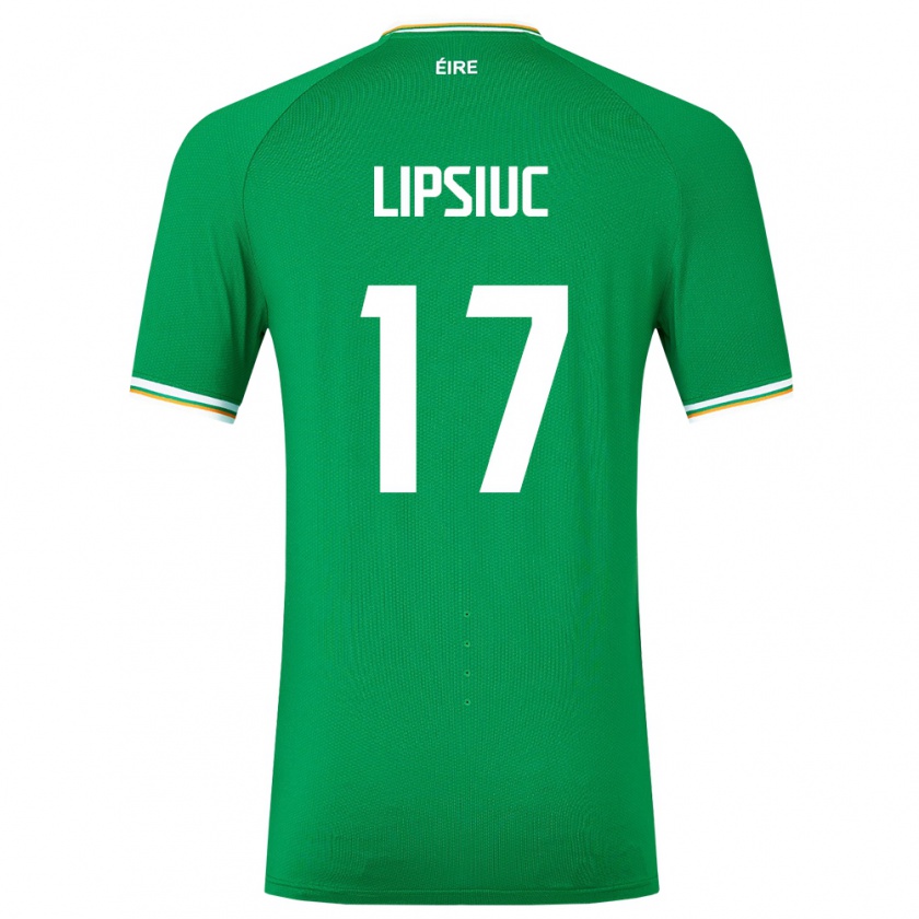 Kandiny Ženy Írsko Darius Lipsiuc #17 Zelená Dresy Hazai Csapatmez 24-26 Triĭká