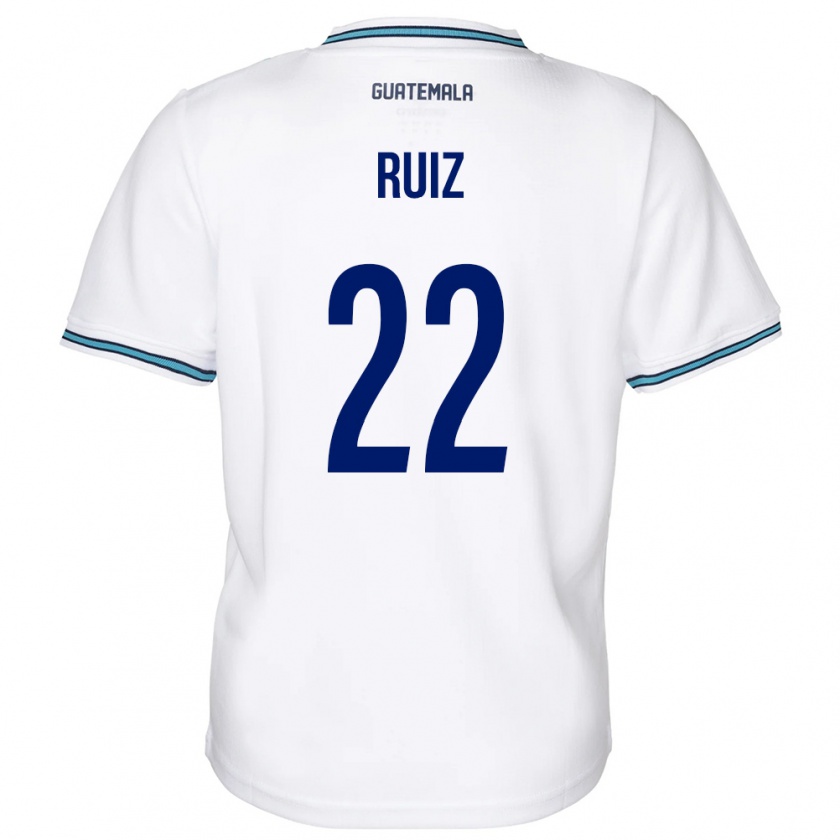 Kandiny Ženy Guatemala Kevin Ruiz #22 Biely Dresy Hazai Csapatmez 24-26 Triĭká