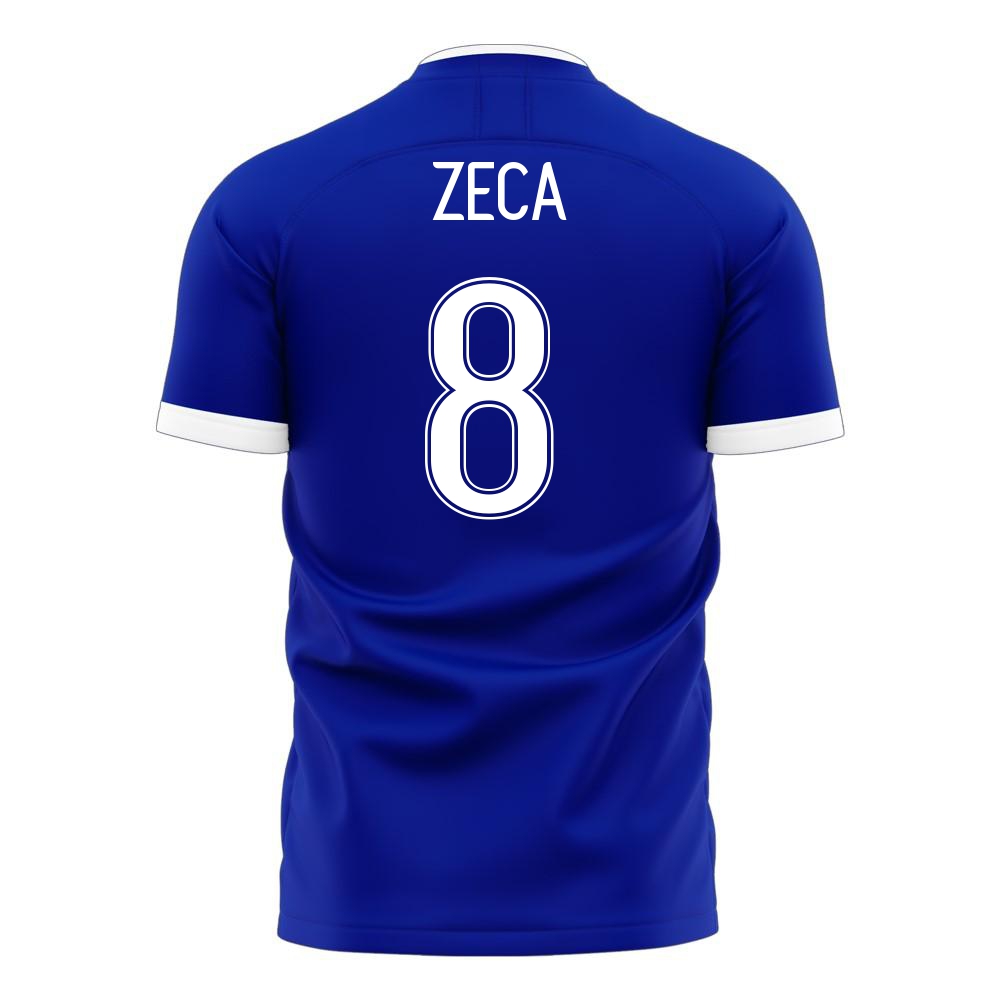 Deti Grécke Národné Futbalové Mužstvo Zeca #8 Vonkajší Modrá Dresy 2021 Košele Dres