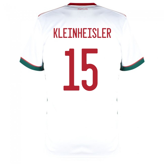 Deti Maďarské Národné Futbalové Mužstvo Laszlo Kleinheisler #15 Vonkajší Biely Dresy 2021 Košele Dres