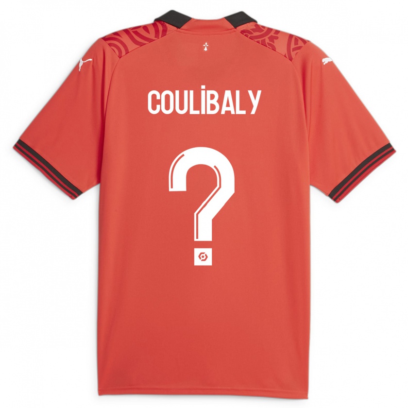 Kandiny Deti Joël Coulibaly #0 Červená Dresy Hazai Csapatmez 2023/24 Triĭká