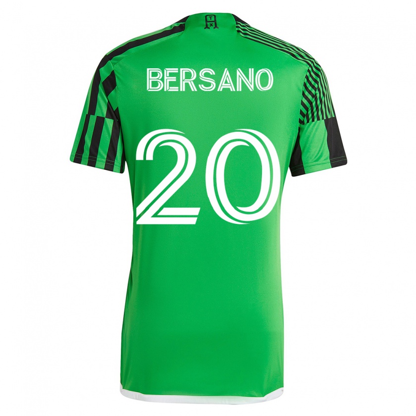 Kandiny Deti Matt Bersano #20 Zelená Čierna Dresy Hazai Csapatmez 2023/24 Triĭká
