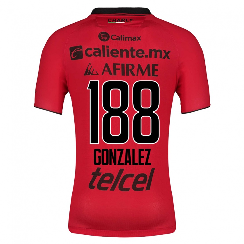 Kandiny Deti Jorge González #188 Červená Dresy Hazai Csapatmez 2023/24 Triĭká