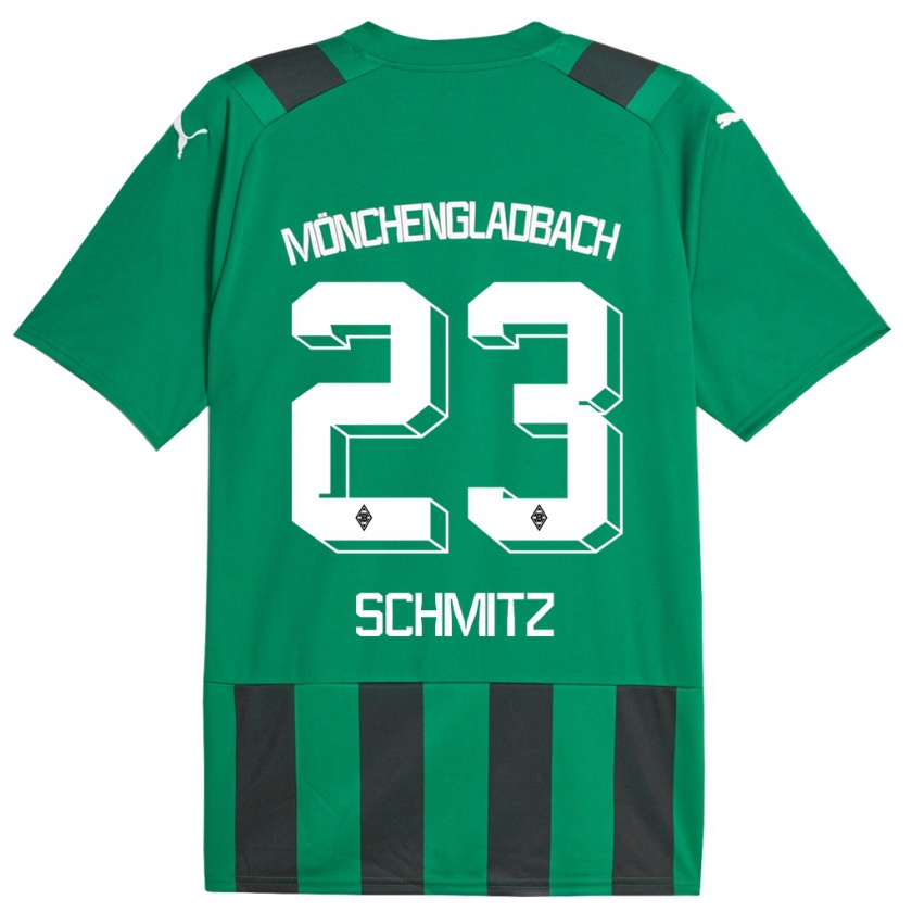 Kandiny Deti Sarah Schmitz #23 Čierna Zelená Dresy Idegenbeli Csapatmez 2023/24 Triĭká