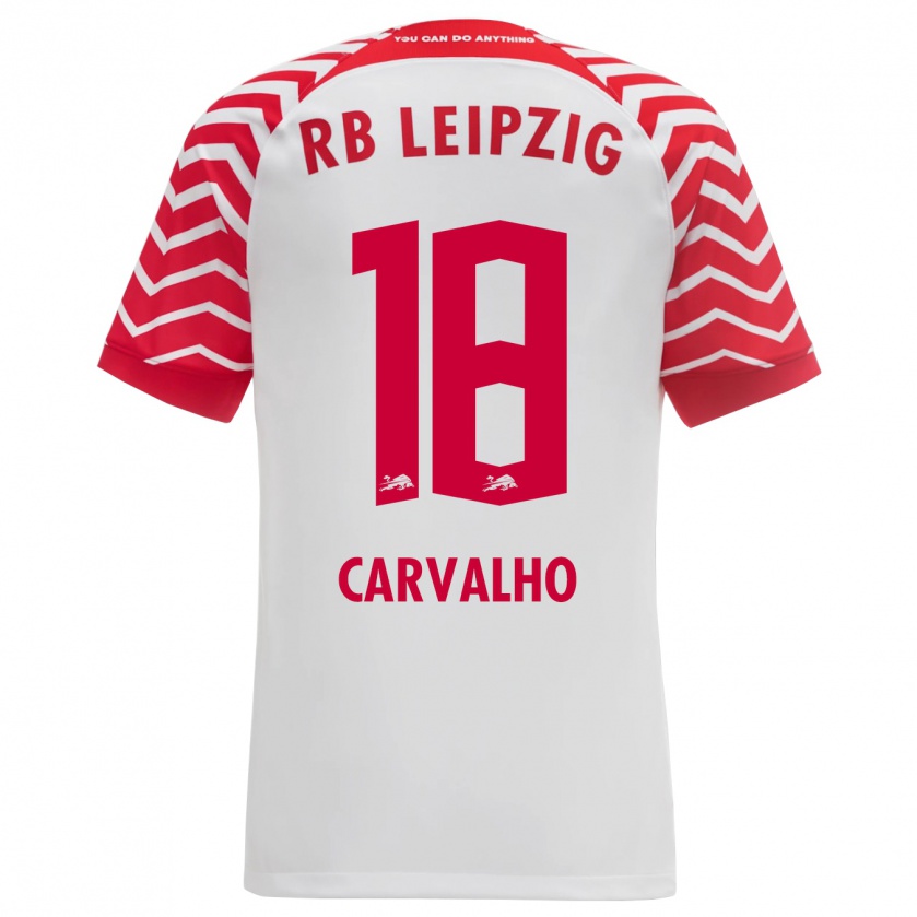 Kandiny Muži Fábio Carvalho #18 Biely Dresy Hazai Csapatmez 2023/24 Triĭká