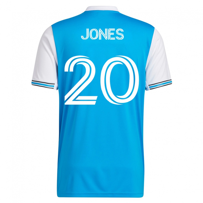 Kandiny Muži Derrick Jones #20 Modrá Dresy Hazai Csapatmez 2023/24 Triĭká