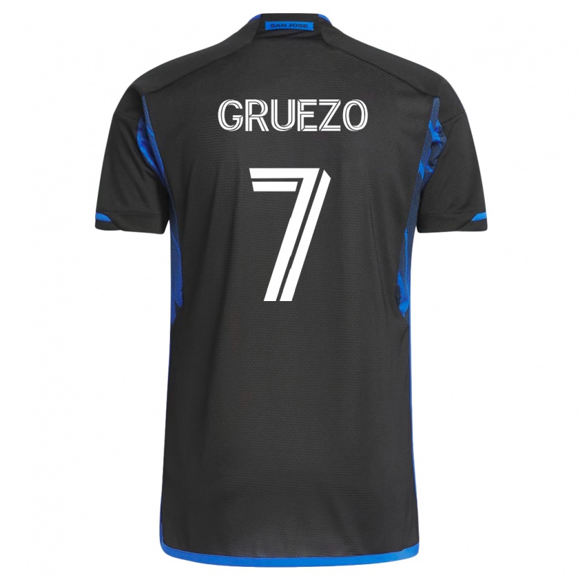 Kandiny Muži Carlos Gruezo #7 Modrá Čierna Dresy Hazai Csapatmez 2023/24 Triĭká