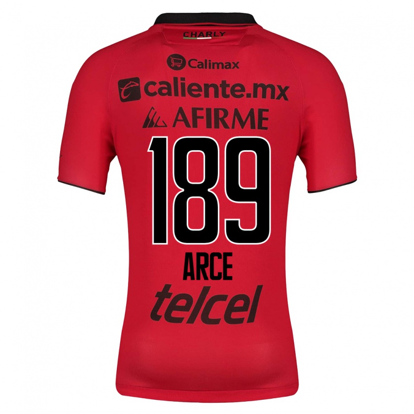 Kandiny Muži Diego Arce #189 Červená Dresy Hazai Csapatmez 2023/24 Triĭká