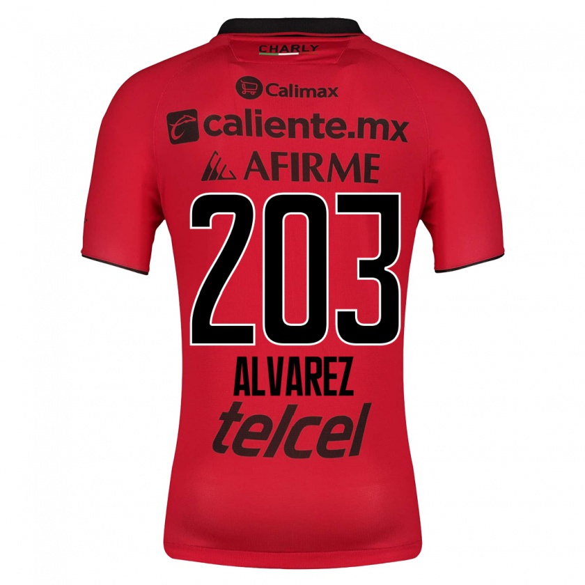 Kandiny Muži Jaime Álvarez #203 Červená Dresy Hazai Csapatmez 2023/24 Triĭká