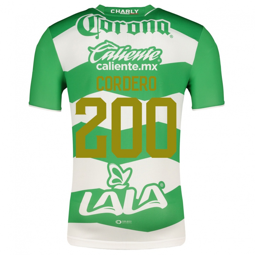 Kandiny Muži Mario Cordero #200 Zelená Dresy Hazai Csapatmez 2023/24 Triĭká