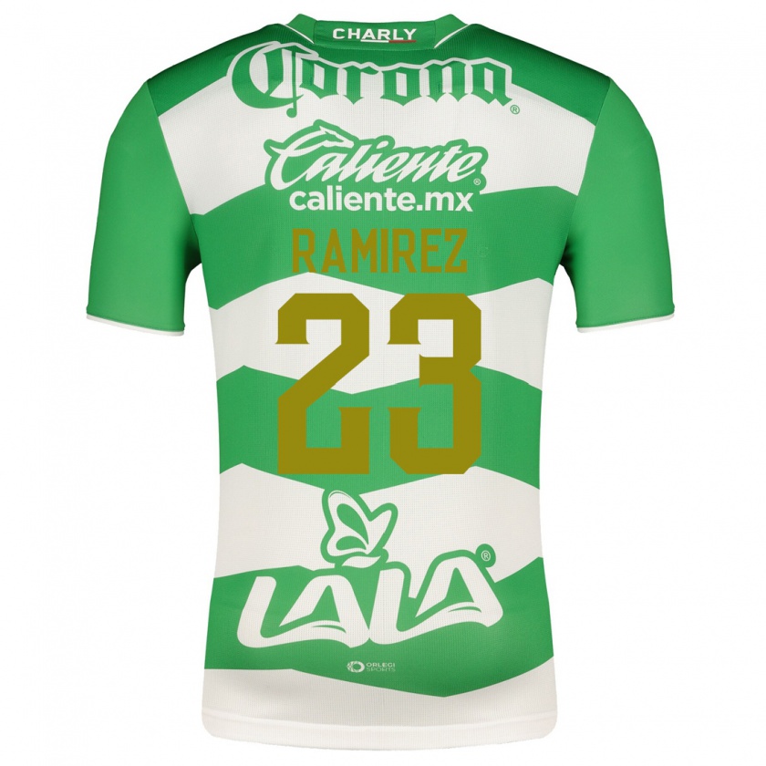 Kandiny Muži Alexxandra Ramírez #23 Zelená Dresy Hazai Csapatmez 2023/24 Triĭká