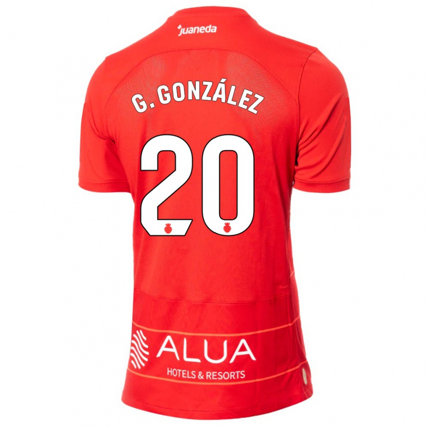 Kandiny Muži Giovanni González #20 Červená Dresy Hazai Csapatmez 2023/24 Triĭká