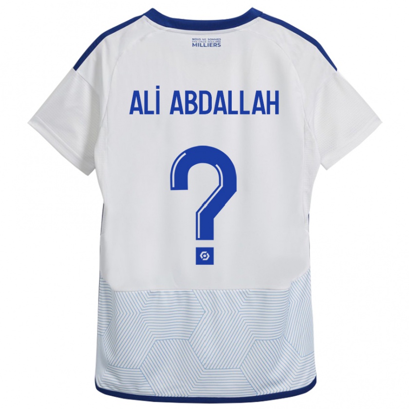 Kandiny Muži Aboubacar Ali Abdallah #0 Biely Dresy Idegenbeli Csapatmez 2023/24 Triĭká