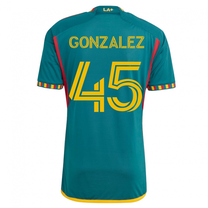 Kandiny Muži Adrián González #45 Zelená Dresy Idegenbeli Csapatmez 2023/24 Triĭká