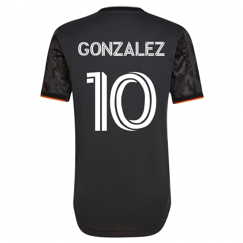 Kandiny Muži Yair González #10 Čierna Dresy Idegenbeli Csapatmez 2023/24 Triĭká