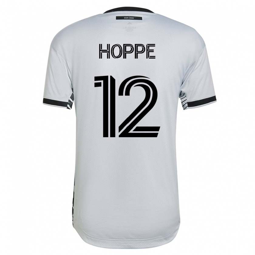 Kandiny Muži Matthew Hoppe #12 Biely Dresy Idegenbeli Csapatmez 2023/24 Triĭká