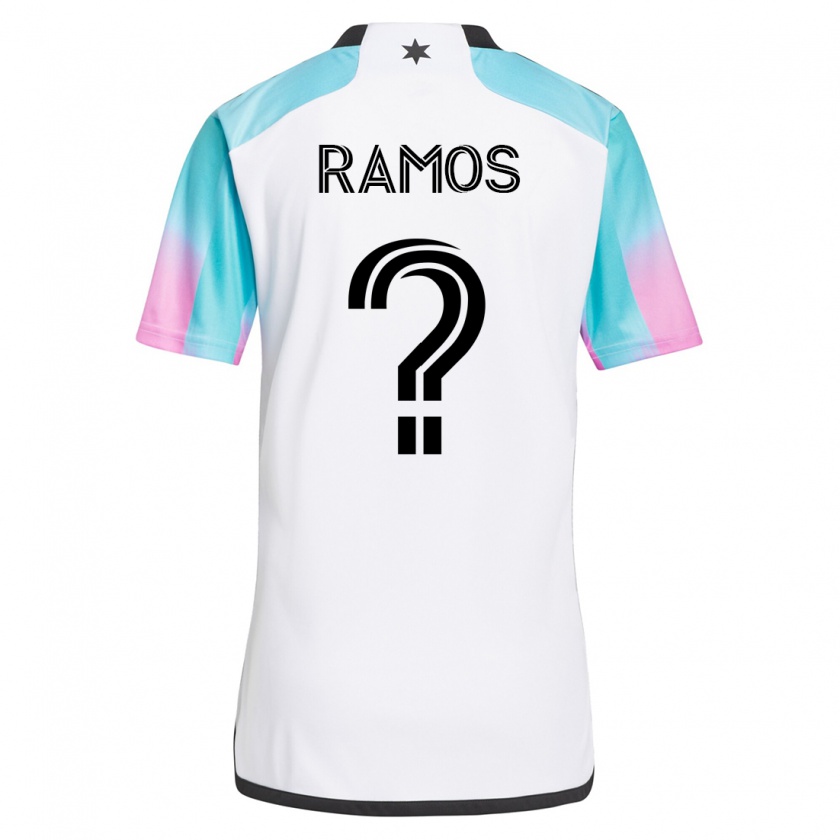 Kandiny Muži Jason Ramos #0 Biely Dresy Idegenbeli Csapatmez 2023/24 Triĭká