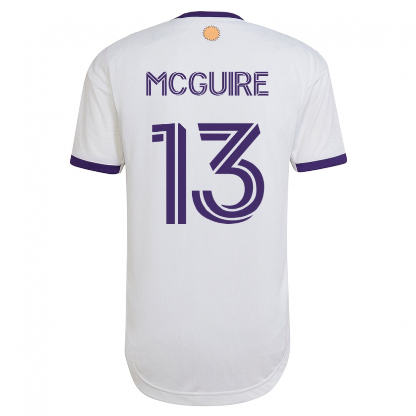 Kandiny Muži Duncan Mcguire #13 Biely Dresy Idegenbeli Csapatmez 2023/24 Triĭká
