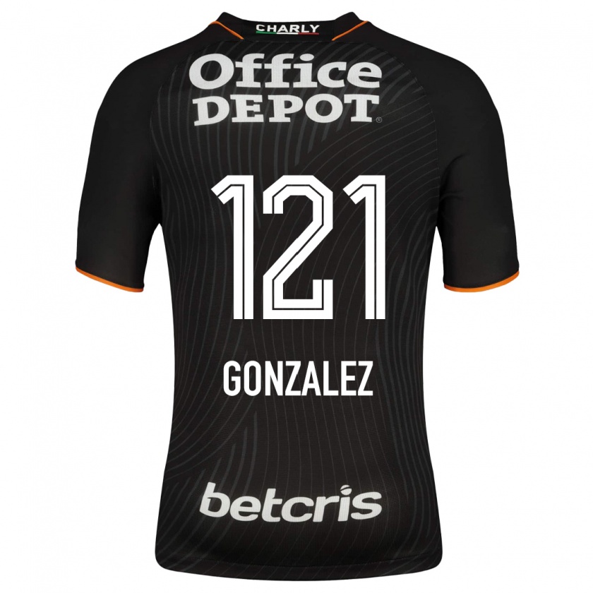 Kandiny Muži Cristian González #121 Čierna Dresy Idegenbeli Csapatmez 2023/24 Triĭká