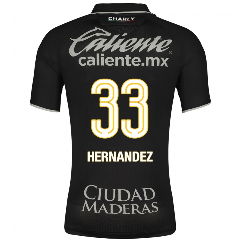Kandiny Muži Pedro Hernández #33 Čierna Dresy Idegenbeli Csapatmez 2023/24 Triĭká