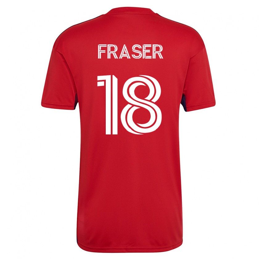 Kandiny Ženy Liam Fraser #18 Červená Dresy Hazai Csapatmez 2023/24 Triĭká