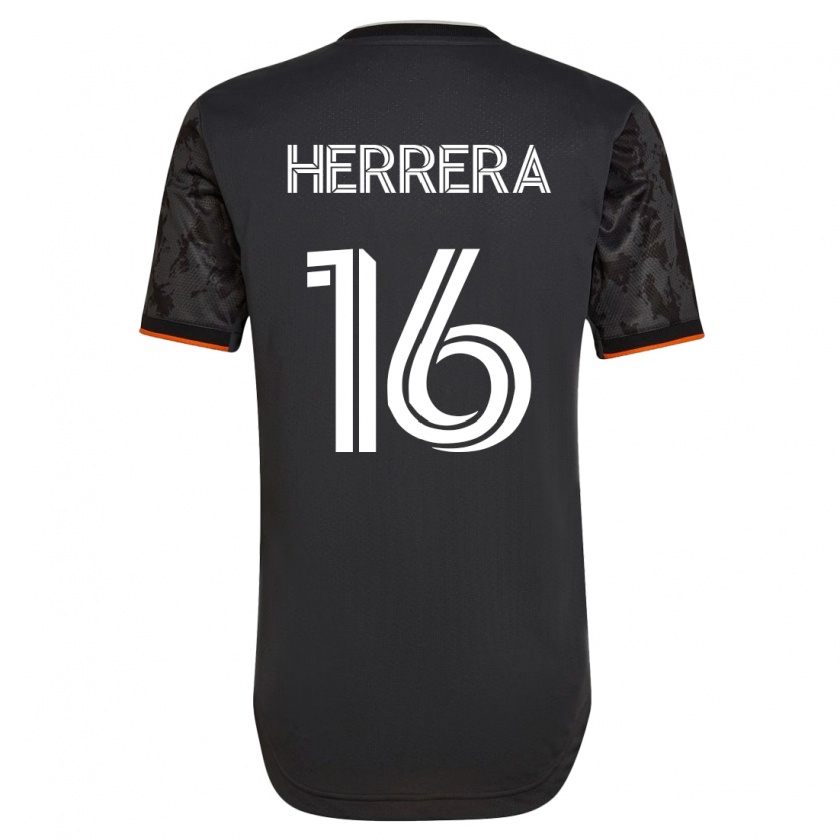 Kandiny Ženy Héctor Herrera #16 Čierna Dresy Idegenbeli Csapatmez 2023/24 Triĭká