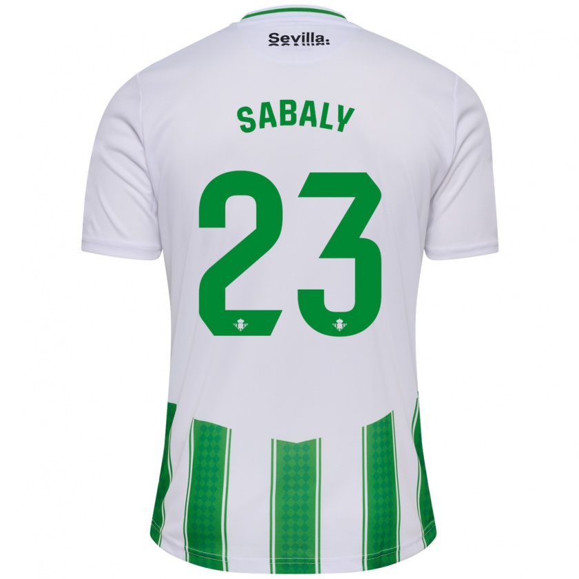 Kandiny Deti Youssouf Sabaly #23 Biely Dresy Hazai Csapatmez 2023/24 Triĭká