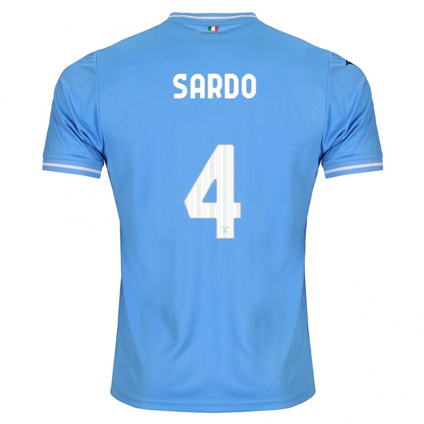 Kandiny Deti Jacopo Sardo #4 Modrá Dresy Hazai Csapatmez 2023/24 Triĭká
