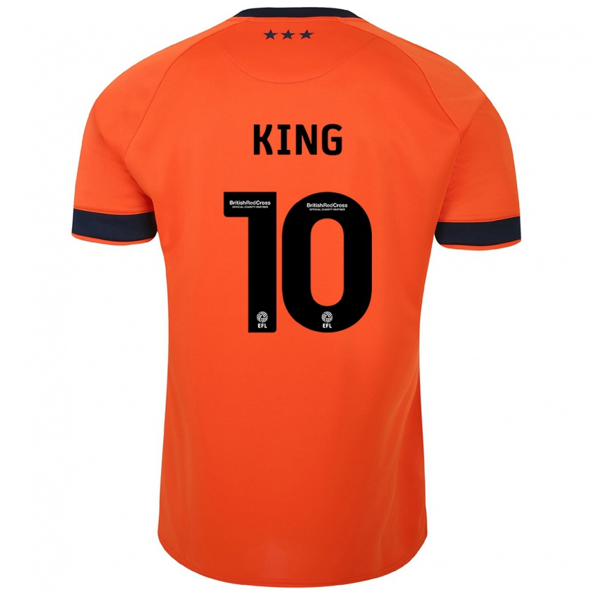 Kandiny Deti Eloise King #10 Oranžová Dresy Idegenbeli Csapatmez 2023/24 Triĭká