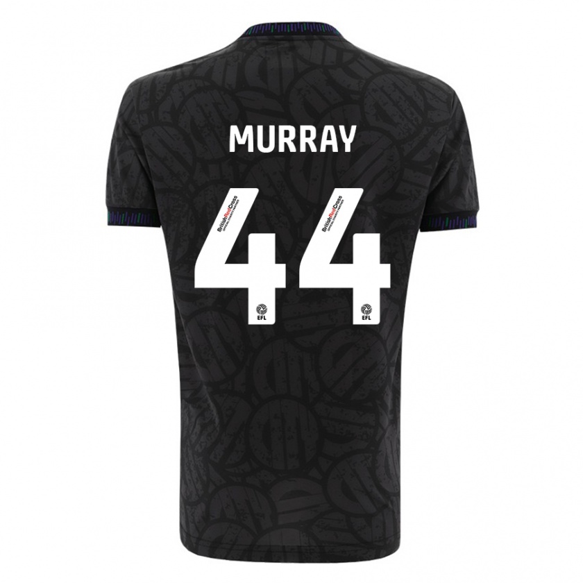 Kandiny Deti Satara Murray #44 Čierna Dresy Idegenbeli Csapatmez 2023/24 Triĭká