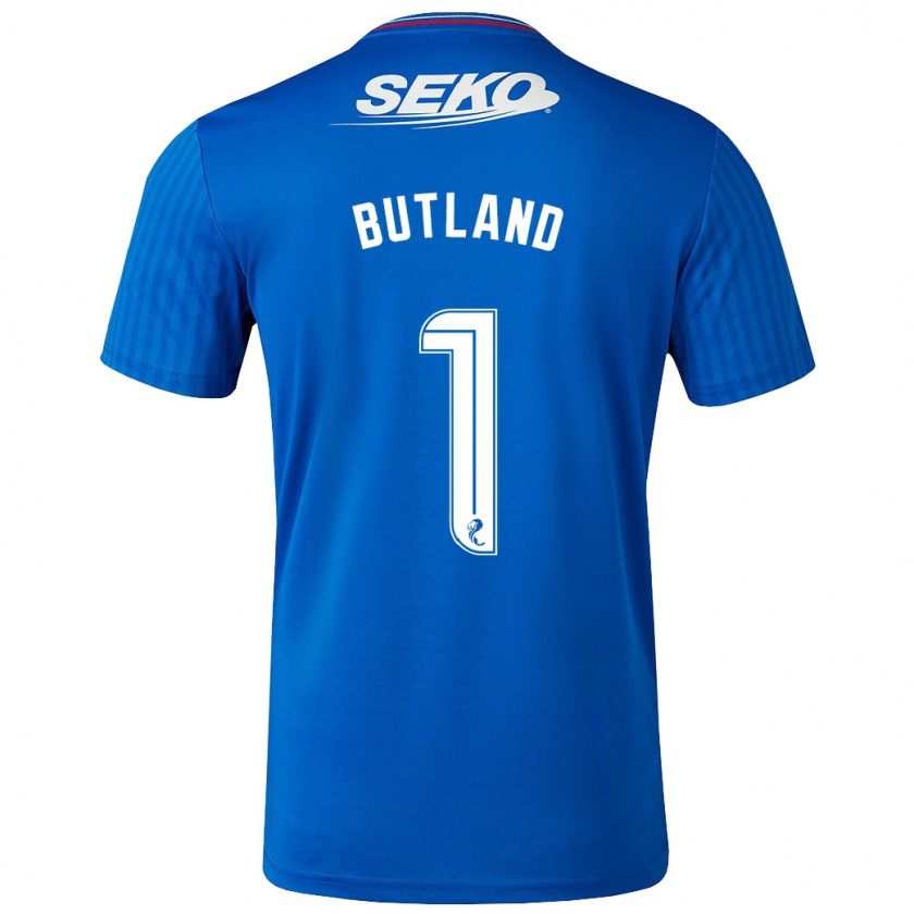 Kandiny Muži Jack Butland #1 Modrá Dresy Hazai Csapatmez 2023/24 Triĭká