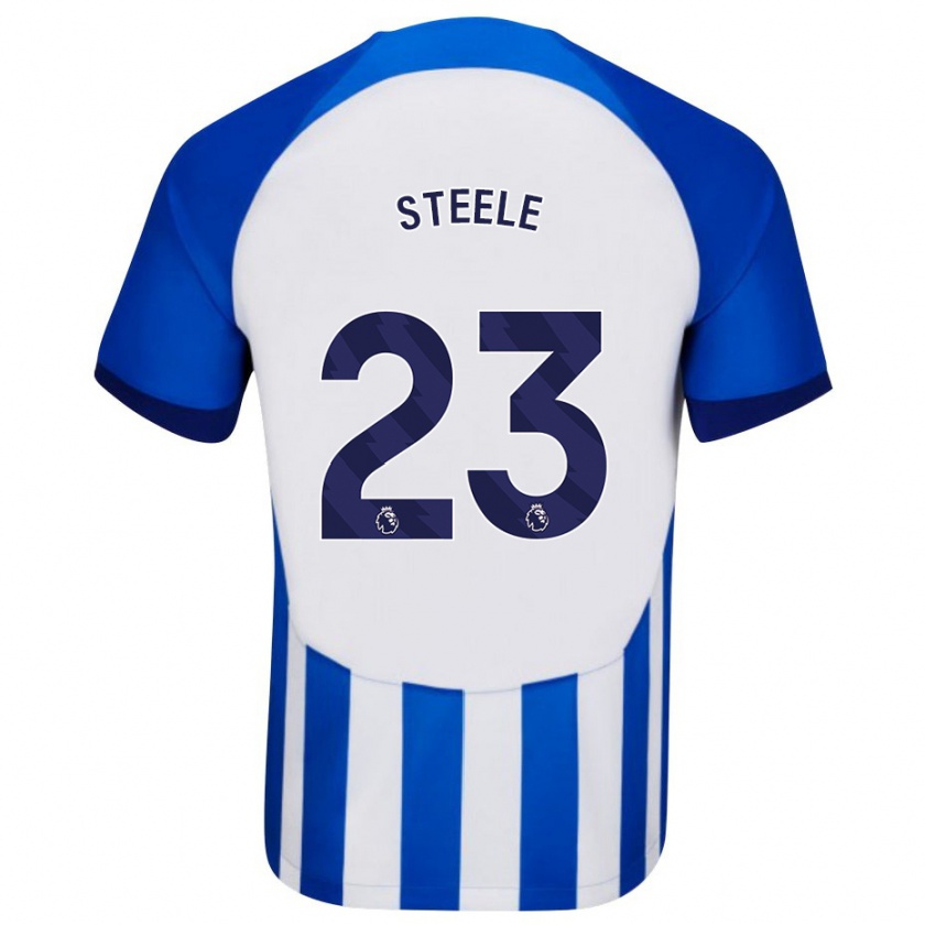 Kandiny Muži Jason Steele #23 Modrá Dresy Hazai Csapatmez 2023/24 Triĭká