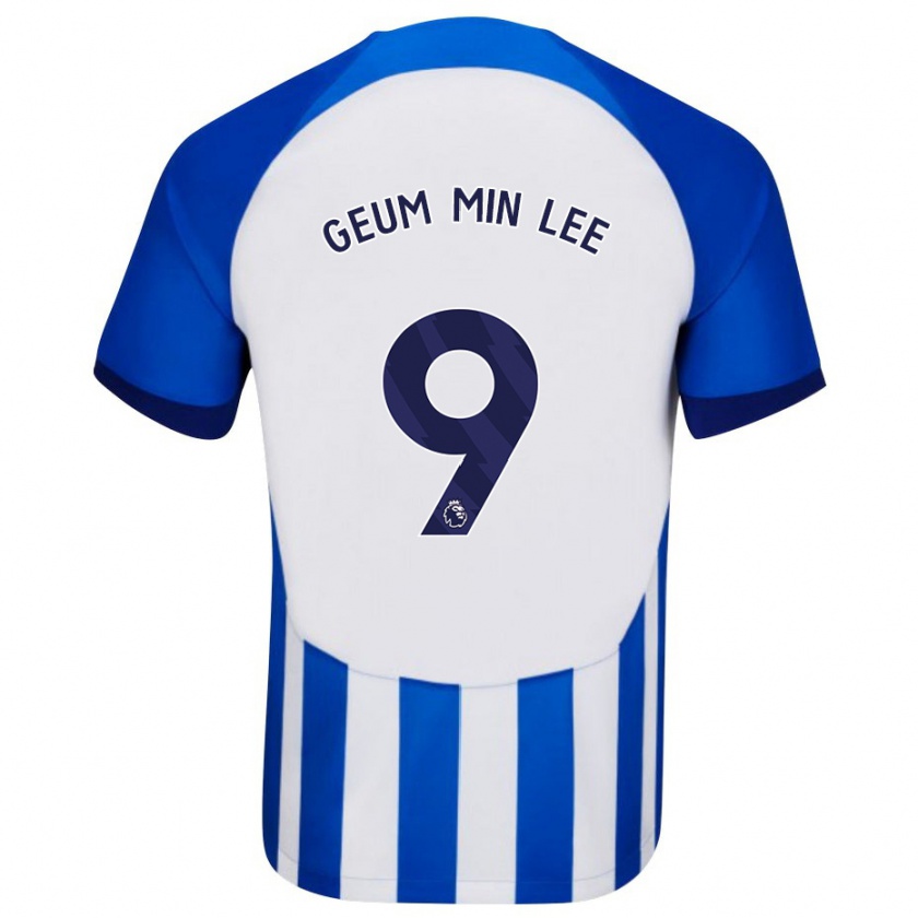 Kandiny Muži Lee Geum-Min #9 Modrá Dresy Hazai Csapatmez 2023/24 Triĭká