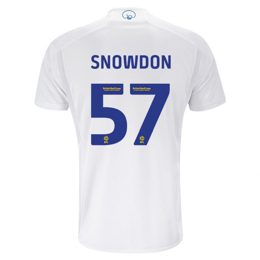 Kandiny Muži Joe Snowdon #57 Biely Dresy Hazai Csapatmez 2023/24 Triĭká
